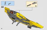 Instrucciones de Construcción - LEGO - 75214 - Anakin's Jedi Starfighter™: Page 46