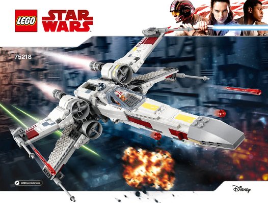 Instrucciones de Construcción - LEGO - 75218 - X-Wing Starfighter™: Page 1