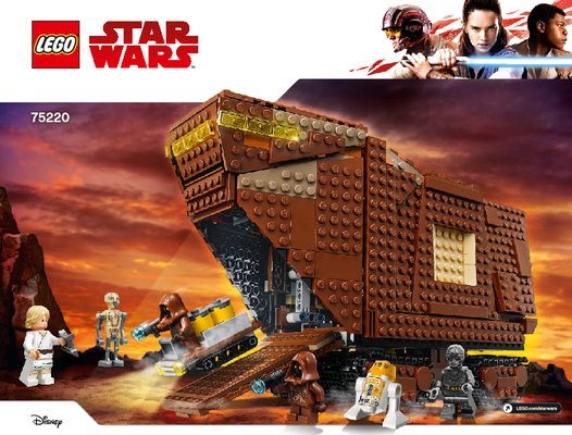 Instrucciones de Construcción - LEGO - 75220 - Sandcrawler™: Page 1