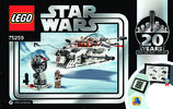 Instrucciones de Construcción - LEGO - 75259 - Snowspeeder™ – 20th Anniversary Edition: Page 1