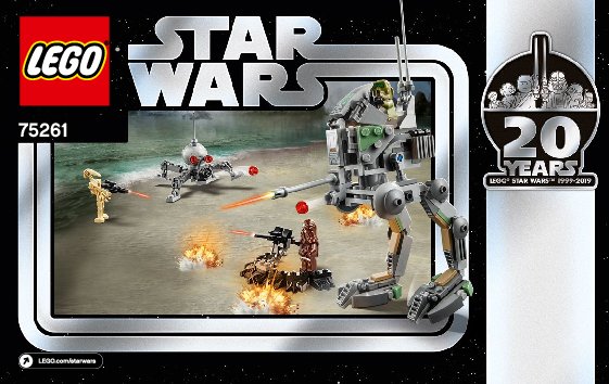 Instrucciones de Construcción - LEGO - 75261 - Clone Scout Walker™ – 20th Anniversary E: Page 1