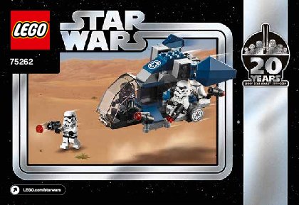 Instrucciones de Construcción - LEGO - 75262 - Imperial Dropship™ – 20th Anniversary Ed: Page 1