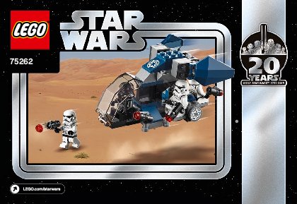 Instrucciones de Construcción - LEGO - 75262 - Imperial Dropship™ – 20th Anniversary Ed: Page 1