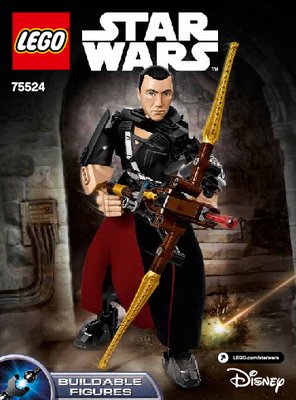 Instrucciones de Construcción - LEGO - Star Wars - 75524 - Chirrut Îmwe™: Page 1