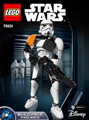 Instrucciones de Construcción - LEGO - Star Wars - 75531 - Comandante Stormtrooper™: Page 1