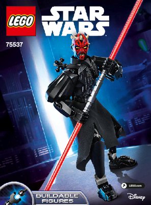 Instrucciones de Construcción - LEGO - 75537 - Darth Maul™: Page 1