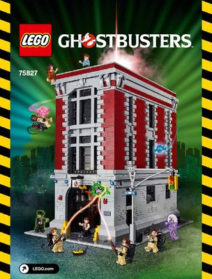 Instrucciones de Construcción - LEGO - 75827 - Base de la estación de bomberos: Page 1