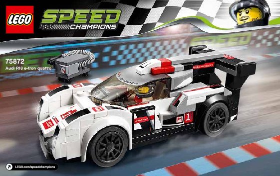 Instrucciones de Construcción - LEGO - Speed Champions - 75872 - Audi R18 e-tron quattro: Page 1