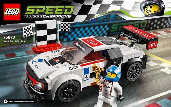 Instrucciones de Construcción - LEGO - Speed Champions - 75873 - Audi R8 LMS ultra: Page 1