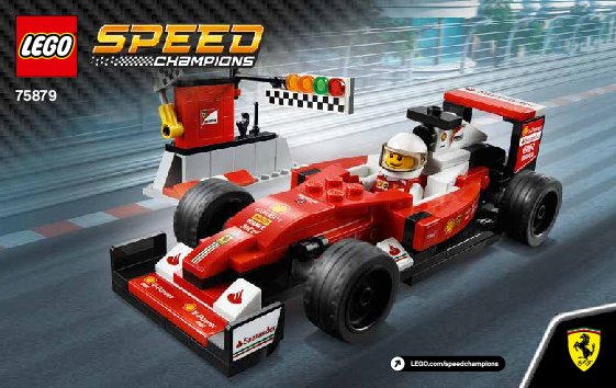 Instrucciones de Construcción - LEGO - Speed Champions - 75879 - SF16-H de la escudería Ferrari: Page 1