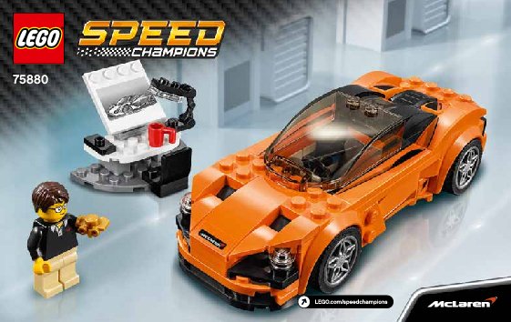 Instrucciones de Construcción - LEGO - Speed Champions - 75880 - McLaren 720S: Page 1