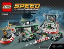 Instrucciones de Construcción - LEGO - Speed Champions - 75883 - Equipo de Formula One™ MERCEDES AMG PETRONAS: Page 1