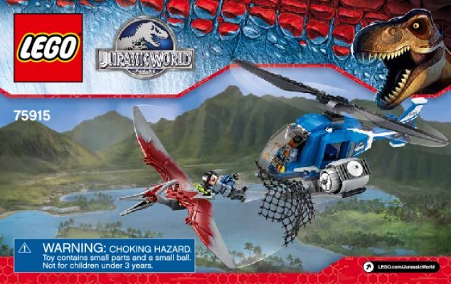 Instrucciones de Construcción - LEGO - Jurassic World - 75915 - A la Caza del Pteranodon: Page 1