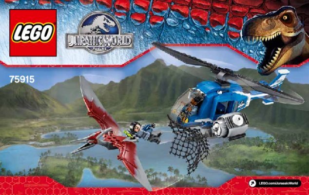 Instrucciones de Construcción - LEGO - Jurassic World - 75915 - A la Caza del Pteranodon: Page 1