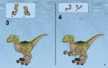 Instrucciones de Construcción - LEGO - Jurassic World - 75917 - El Caos del Raptor: Page 9