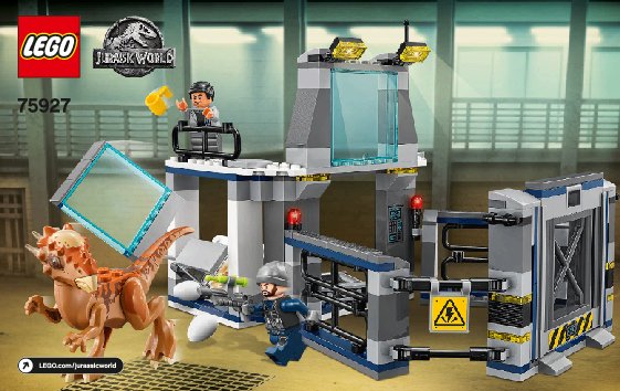 Instrucciones de Construcción - LEGO - 75927 - Stygimoloch Breakout: Page 1