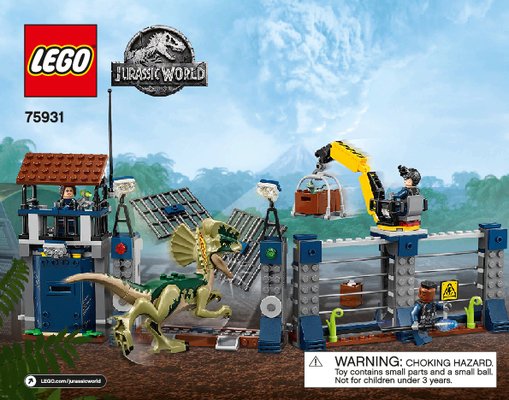 Instrucciones de Construcción - LEGO - 75931 - Dilophosaurus Outpost Attack: Page 1