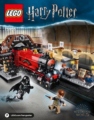 Instrucciones de Construcción - LEGO - 75955 - Hogwarts™ Express: Page 1