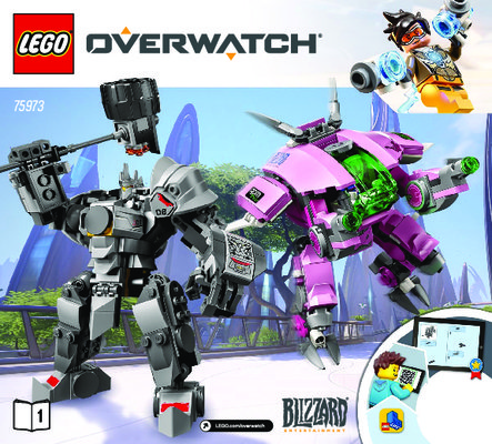 Instrucciones de Construcción - LEGO - 75973 - D.Va & Reinhardt: Page 1