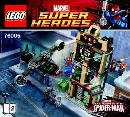 Instrucciones de Construcción - LEGO - Marvel Super Heroes - 76005 - Spider-Man™: Encuentro en el Daily Bugle: Page 1