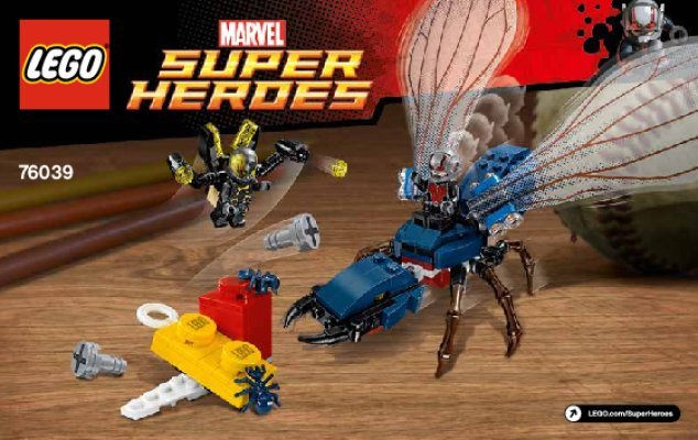 Instrucciones de Construcción - LEGO - Marvel Super Heroes - 76039 - La Batalla Final contra Ant-Man: Page 1