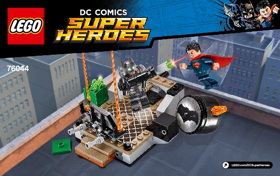 Instrucciones de Construcción - LEGO - DC Comics Super Heroes - 76044 - Choque de héroes: Page 1