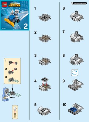 Instrucciones de Construcción - LEGO - DC Comics Super Heroes - 76063 - Mighty Micros: Flash vs. Capitán Frío: Page 1