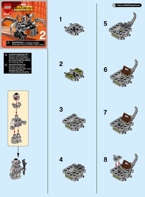 Instrucciones de Construcción - LEGO - Marvel Super Heroes - 76066 - Mighty Micros: Hulk vs. Ultrón: Page 1