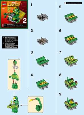 Instrucciones de Construcción - LEGO - Marvel Super Heroes - 76071 - Mighty Micros: Spider-Man vs. Escorpión: Page 1