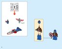 Instrucciones de Construcción - LEGO - Marvel Super Heroes - 76076 - Jet del Capitán América: Page 4