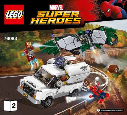 Instrucciones de Construcción - LEGO - Marvel Super Heroes - 76083 - Cuidado con Vulture: Page 1