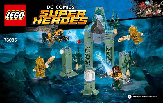 Instrucciones de Construcción - LEGO - DC Comics Super Heroes - 76085 - Batalla en la Atlántida: Page 1