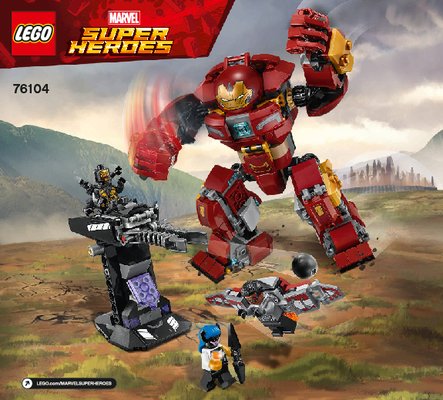 Instrucciones de Construcción - LEGO - 76104 - The Hulkbuster Smash-Up: Page 1