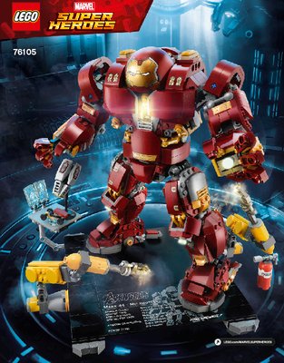 Instrucciones de Construcción - LEGO - 76105 - The Hulkbuster: Ultron Edition: Page 1