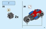 Instrucciones de Construcción - LEGO - 76113 - Spider-Man Bike Rescue: Page 35