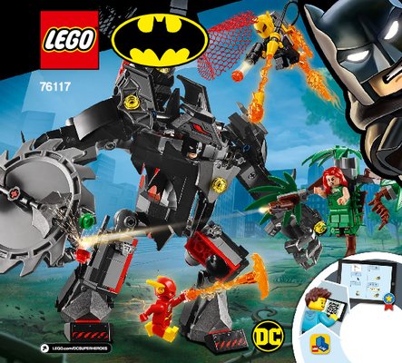 Instrucciones de Construcción - LEGO - 76117 - Batman™ Mech vs. Poison Ivy™ Mech: Page 1