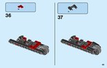 Instrucciones de Construcción - LEGO - 76118 - Mr. Freeze™ Batcycle™ Battle: Page 45