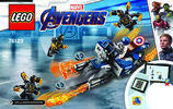 Instrucciones de Construcción - LEGO - 76123 - Captain America: Outriders Attack: Page 1