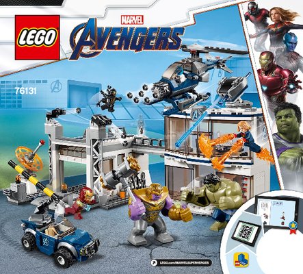 Instrucciones de Construcción - LEGO - 76131 - Avengers Compound Battle: Page 1