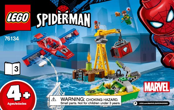 Instrucciones de Construcción - LEGO - 76134 - Spider-Man: Doc Ock Diamond Heist: Page 1