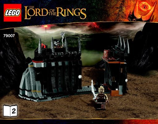 Instrucciones de Construcción - LEGO - The Lord of the Rings - 79007 - Batalla en la Puerta Negra: Page 1