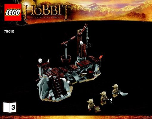 Instrucciones de Construcción - LEGO - 79010 - The Goblin King Battle: Page 1