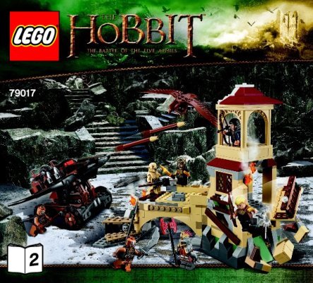 Instrucciones de Construcción - LEGO - The Hobbit - 79017 - La Batalla de Cinco Ejércitos™: Page 1