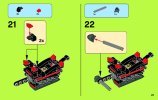 Instrucciones de Construcción - LEGO - Teenage Mutant Ninja Turtles - 79101 - La Moto Dragón de Destructor: Page 21