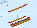 Instrucciones de Construcción - LEGO - 80103 - Dragon Boat Race: Page 22