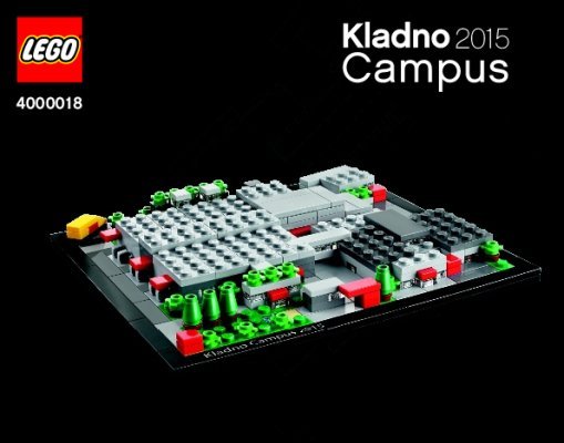 Instrucciones de Construcción - LEGO - 4000018 - Kladno Campus 2015: Page 1