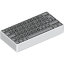 FLAT TILE 1X2, KEYBOARD