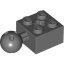 BRICK 2X2 W. BALL Ø 10.2